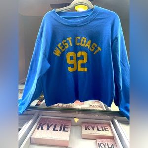 Zoe+Liv Comfy Blue Long Sleeve Sweatshirt